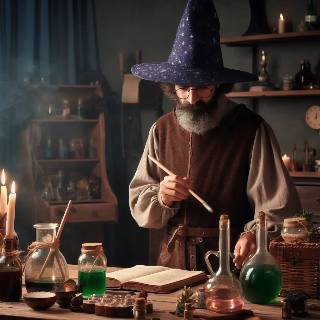 A wizard crafting the perfect landing page.
